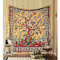 Pikkukuva 4 / 4: Tapestry Turkoosi Tree Of Life Seinälle ripustettavat psykedeeliset kuvakudokset