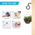 Pikkukuva 4 / 5: 24 kpl Kierrekoukut Outdoor String Lights Turvaruuvikoukku Black B