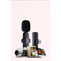 Miniatyrbillede 4 af 4: De nye trådløse mikrofoner til Android-telefoner, Mini Professional Wireless Lavalier-mikrofon til videooptagelse Podcast Trådløs Lapel Mic