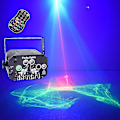 Miniatyrbillede 2 af 4: Led Dj Laser Party Light Northern Lights Aurora Pattern Usb Strobe Laser Lights 98 Pattern For Club Xmas Birthday Scen Project USB Rechargeable