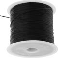 Miniatyrbillede 2 af 5: ny stil 1 rulle 50 meter elastisk snor 0,5 mm reb til smykker DIY halskæde acelet - sort