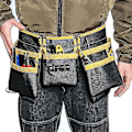Miniatyrbild 4 av 5: Carpenter Tool Arbetsförkläde Bälte Multi Pocket Tool Bältespåse Justerbar