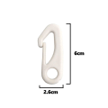 Miniatyrbild 2 av 5: 4 Pcs Flagpole Clip Hook Nylon Flagpole Attachment - Attaches Flags To Flagpoles With Strings