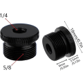 Miniatyrbilde 2 av 5: 2 stk mikrofonstativadapter 1/4 hunn til 5/8 hann skrue trådadapter stativ skrue