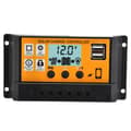 Smart laddningsregulator solpanel dubbel USB 3-stegs PWM laddningskontrollregulator 12V/24V20A