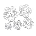 Miniatyrbillede 1 af 3: Blomsterblade Metalskæring Dies Stencil Gør-det-selv Scrapbog Album Papir Kort Skabelon Form Prægning Håndværk