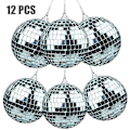 Pikkukuva 1 / 5: 12 kpl Mirror Balls Disco Dj Dance Koristelavavalaistus Kotijuhlat