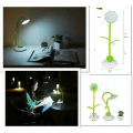 Miniatyrbillede 5 af 5: Dæmpbar grøn led bordlampe til børn, sengelampe med berøringssensor, fleksibel læselampe, der kan oplades via usb og 360 graders roterende Mobi
