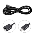 Miniatyrbillede 1 af 5: 1m Micro Usb Han Til Hun Forlængelse Data Otg Opladerkabel Ledning Til Samsung