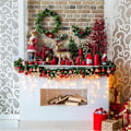 Miniatyrbild 5 av 5: 50 stycken julbollsprydnader Sprossfast juldekoration Trädkulor