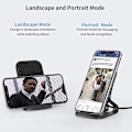 Miniatyrbild 5 av 5: Trådlöst laddningsställ + snabbladdning nätadapter Modernt tyg Canvas Design 10w för Iphone Xs Max Xr X 8 Plus, 10w för Samsung Galaxy S10 S9 S8 S7 Nej