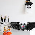 Pikkukuva 4 / 4: Halloween hunajakenno riippuva 3D-paperi juhla-ikkunoiden koristeluun B