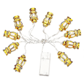 Pikkukuva 2 / 5: Ramadan Eid String Light Lämmin valkoinen Tunnelma Eid Lyhdyt Valot Muslimi Lamp Sisustus Kotijuhlalahja Combination 3