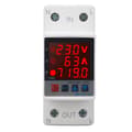 Justerbart Självåterställande Över- och Underspänningsskydd Intelligent AC220V 63A