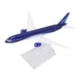 1:400 Diecast 787 Flygplansmodell i Metall Simulerad Passagerarplanmodell med Stativ Heminredning