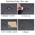Miniatyrbild 3 av 5: Självhäftande läderreparationslapp, för soffor, möbler och stolar 50cm*138cm