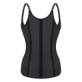 Pikkukuva 4 / 5: Naisten lävistysmuotoiluvaatteet Latex-tukirintaa ja vatsaa tukeva vyö Black 4XL