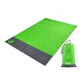 Miniatyrbillede 2 af 4: Bærbare udendørs folde-strandmåtter Vandtæt Picnic-måtte Camping Picnic-tæpper Army Green 140x200cm