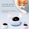 Miniatyrbild 2 av 5: Kattleksak Intressant Vackert söt form Reptålig Underhållande husdjursinteraktion Lindra tristess Elektrisk katt Infraröda ljusleksaker för hemmet Pl White