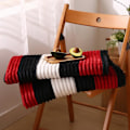 Miniatyrbillede 1 af 5: Populære japanske flanneltæpper Tykkede varme lagner Kontortæpper Sovesal lurtæpper Gave Engros 200*230cm Bourgogne striber 200*230cm Burgundy Stripes