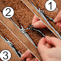 Miniatyrbillede 2 af 5: Lynlås Træk Tab Erstatning Metal Lynlås Extender Håndtag Holder 10 stk