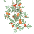 Miniatyrbillede 5 af 5: Simulering Small Daisy Rattan Boligudsmykning i europæisk stil Pastoral stil Krysantemum Vine Vinding Simulering Blomst Silke Blomst rose red