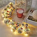 Miniatyrbild 3 av 3: Christmas Light String Led Rumsdekoration Julgran String Light Party Festoon Light Year Bulb Light String