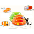 Miniatyrbild 3 av 5: Cat Toys Interactive 3 Level Track Ball Kitty Toy Orange