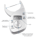 Miniatyrbild 3 av 4: Digital Body Fat Caliper Skinfold Tjocklek Mätning Skin Tester