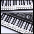 Miniatyrbillede 5 af 5: Klaver Alfabet Notes Stickers Keyboard Hand Scroll Symboler