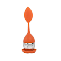 Miniatyrbillede 1 af 4: Rustfrit stål silikone temaskine Te lækker te adskiller terester, 2 stk. orange