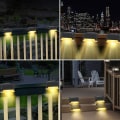 Miniatyrbild 4 av 5: Solar Lampa För Utomhus Led Däck Lights Steg Lampa Solar Light Utomhus Utomhus Utomhus Path Trapplampa För terrass staket och trappor