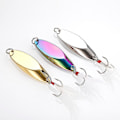 Miniatyrbild 4 av 5: 10st Metall Spinner Sked Lures Fiskedrag Konstgjorda Fiskedrag Fiskeredskap 10Pcs Colorful 35g