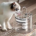 Miniatyrbild 1 av 5: Automatisk dricksfontän för katt 2l Valp katt dricksfontän