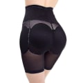 Miniatyrbilde 2 av 5: Dame med høy midje hofterumpeforsterker magekontroll truse Shapewear med avtakbare puter (1 stk-svart)