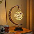Pikkukuva 4 / 5: Dekorativ bordslampa, Moon Night Lamp Winding Bomullstråd Led Light Lamp style 4