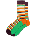 Pikkukuva 2 / 5: Unisex puuvillasukat - Eläinsukat, Ruokasukat, Print - Hauskat joulusukat style 16