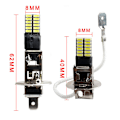 Pikkukuva 3 / 3: 2X High Power H3 6000K Xenon White 15W LED 800LM Sumu Driving DRL Hehkulamppu