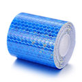 Pikkukuva 1 / 5: Heijastinnauha 3m X 50 mm Vedenpitävä heijastin Varoitustarrat Korkean intensiteetin itseliimautuva turvateippi 1pcs Blue