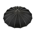 Miniatyrbillede 1 af 3: 【BQ】Vintage Pagode Paraply - Sol & Regn UV-beskyttelse til Bryllupsbegivenheder Black