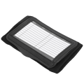 Miniatyrbild 1 av 5: Sports Playbook Armband Handled Lakan Coach Fotbollskorthållare Armband Anteckningsblock för olika sporter Black