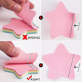 Miniatyrbild 4 av 5: Sticky Notes Star Shaped - 10 Pads 76x76mm Self Stick Post Memo Cute Mixed Color