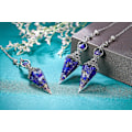 Miniatyrbillede 2 af 4: Chakra Krystal Pendulum Sekskantet Reiki Healing Krystal Points Ædelsten Dowsing Pendulum For Divination Skrige Wicca Lapis Lazuli