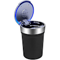 Miniatyrbilde 1 av 4: Bil Led askebeger laget av sinklegering med lokk og led lysholder