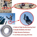Miniatyrbilde 3 av 5: 20 stk 608 Zz kulelager, 608zz metall dobbeltskjermet miniatyr skateboard med dype spor 3d-skriver kulelager