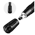Miniatyrbillede 2 af 2: Sammenklappelige vandrestave i aluminium med hurtiglåsesystem, sammenfoldelige, teleskopiske, ultralette til seniorvandring, rygsæk, vandreture Straight handle Short blue