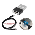 Miniatyrbild 3 av 5: USB 2.0 Hane Till Typ C USB 3.1 Honomvandlare Laddningsadapter Dataöverföring