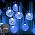 Pikkukuva 1 / 5: Solar String Lights, 50 led-ulkokäyttöön tarkoitettuja kristallipallokoristeita