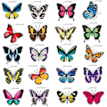 Pikkukuva 2 / 5: 20 Butterfly Window Adhesive Decal