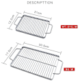 Miniatyrbilde 2 av 5: Grill Bbq Grill Net Rustfritt Stål Rack Gitterrist